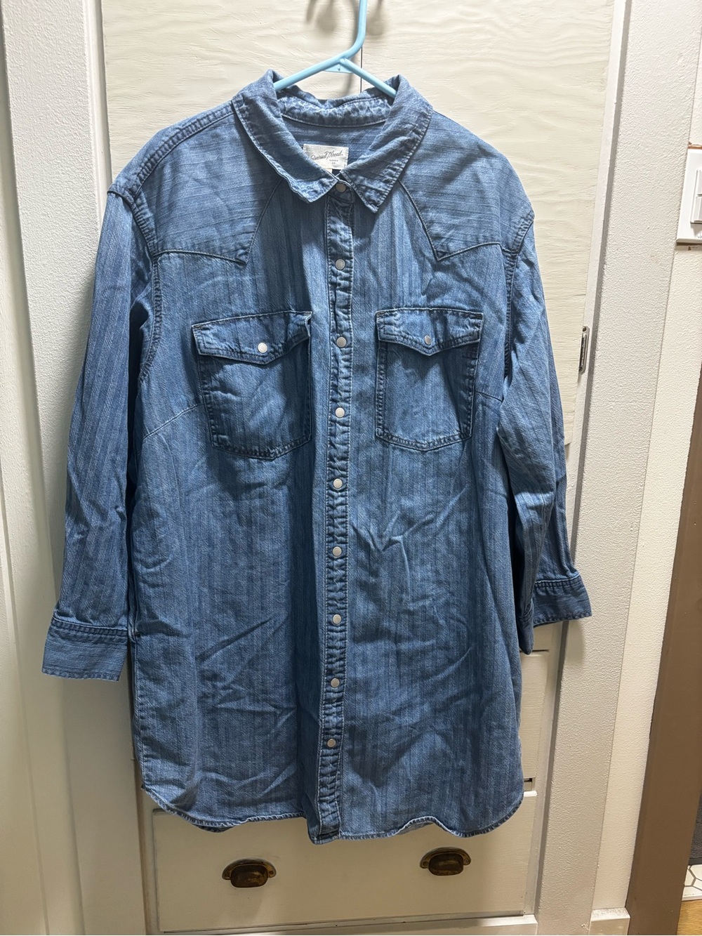 Universal Thread Light Blue Denim Shirt Jacket